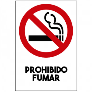 Señaletica Trovicel Prohibido Fumar  20 x 30