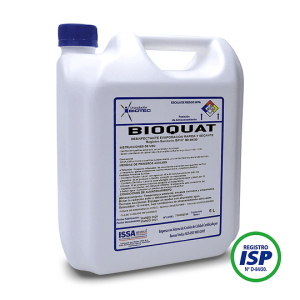 Bioquat Amonio Cuaternario Concentrado 5 litros.