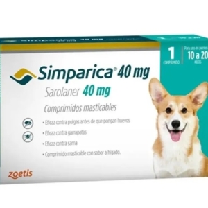 Simparica  40mg para perros de 10 a 20kg  Antiparasitario (1 Comprimido)