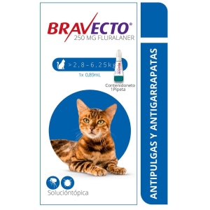 Bravecto Gato – Pipeta Antipulgas – 2,8 A 6,25 Kg
